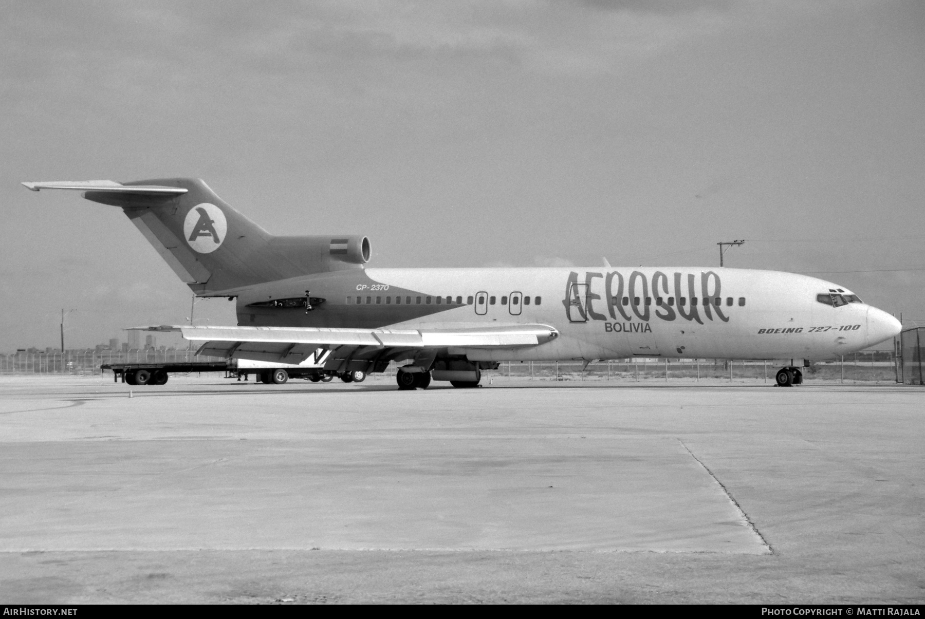 Aircraft Photo of CP-2370 | Boeing 727-23 | AeroSur | AirHistory.net #807581