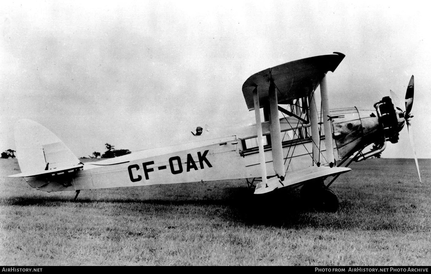 Aircraft Photo of CF-OAK | De Havilland D.H. 61 Giant Moth | AirHistory.net #807583