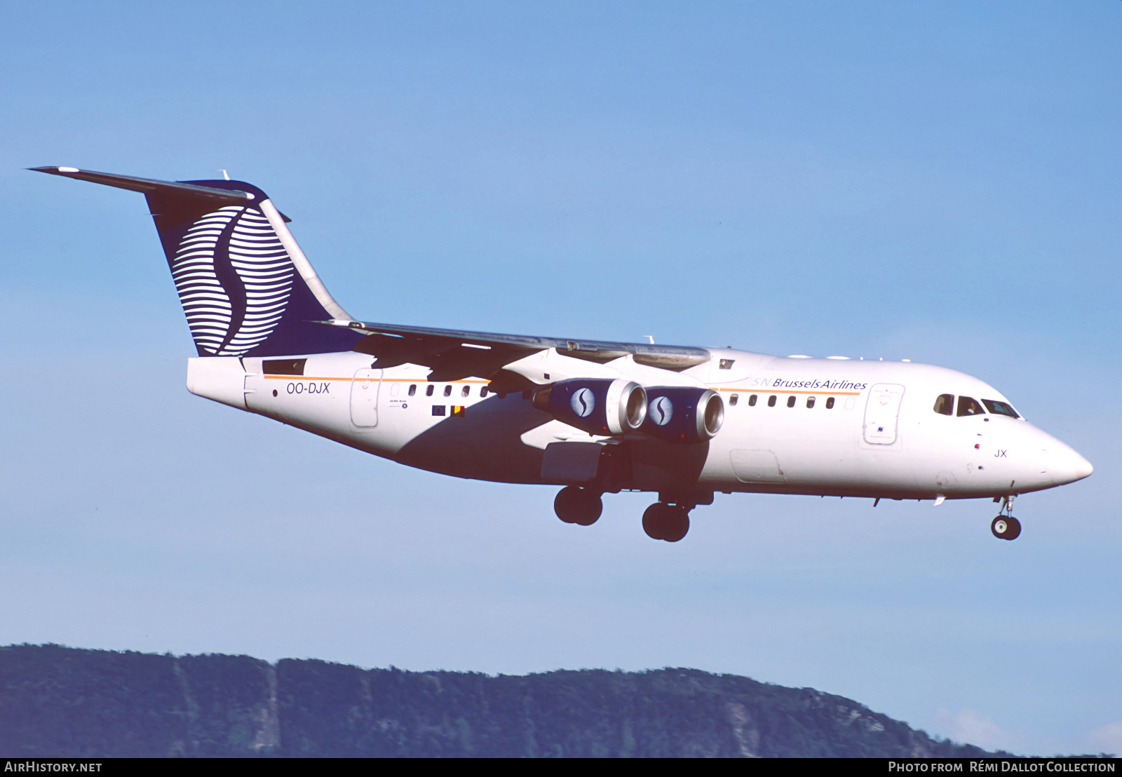 Aircraft Photo of OO-DJX | British Aerospace Avro 146-RJ85 | SN Brussels Airlines | AirHistory.net #807589