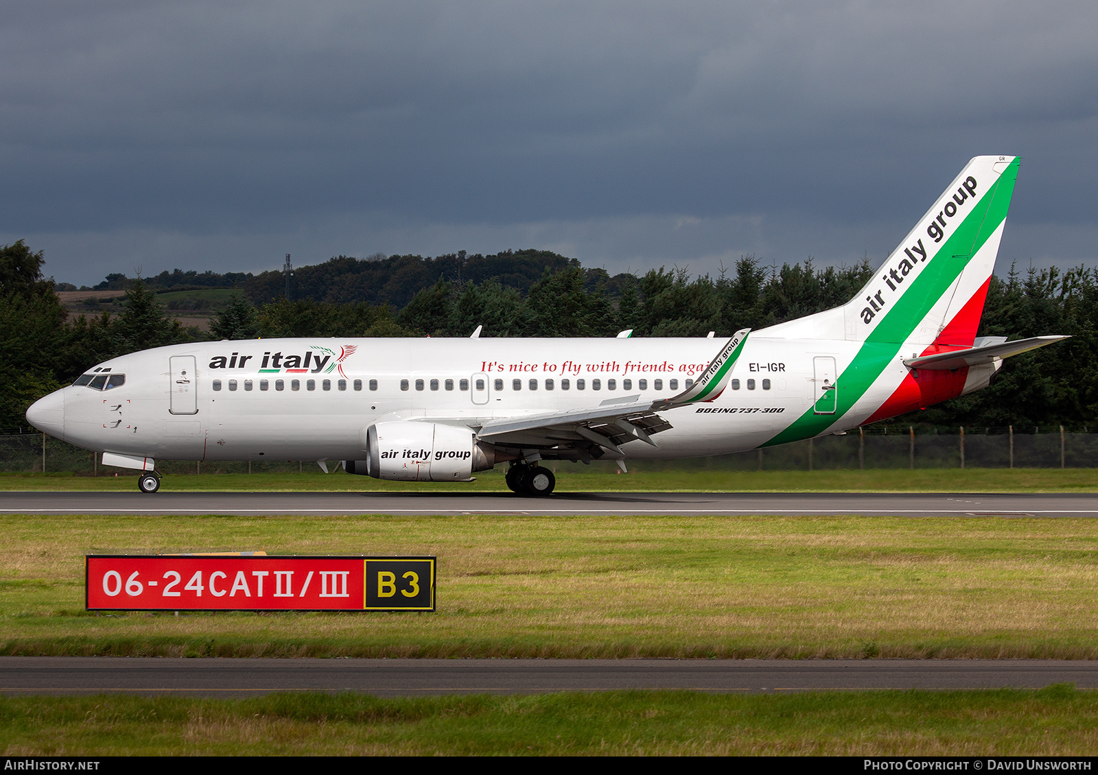 Aircraft Photo of EI-IGR | Boeing 737-36N | Air Italy | AirHistory.net #807593