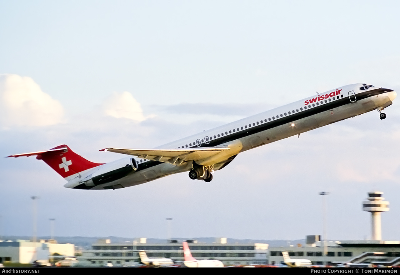 Aircraft Photo of HB-INH | McDonnell Douglas MD-81 (DC-9-81) | Swissair | AirHistory.net #807624
