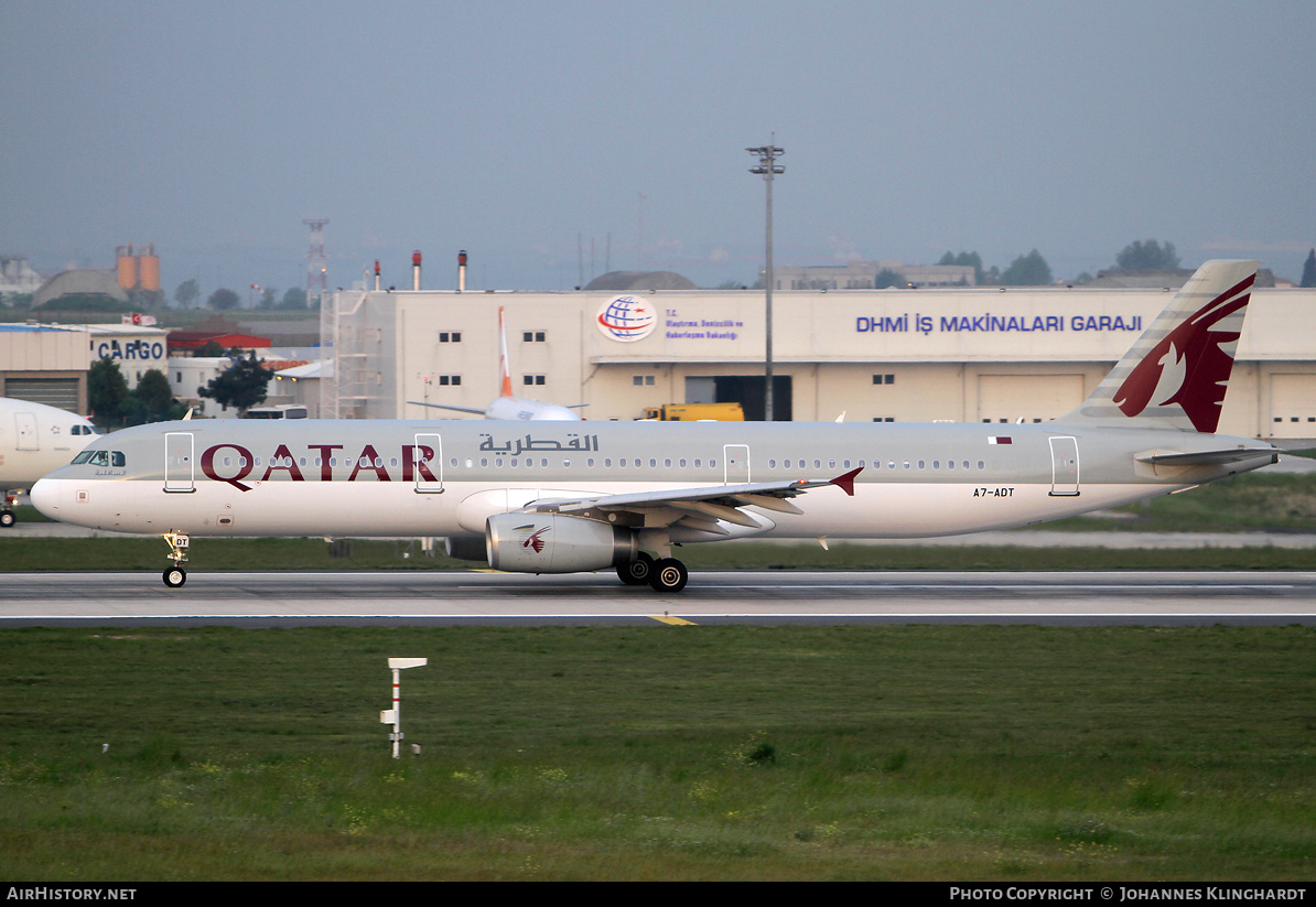 Aircraft Photo of A7-ADT | Airbus A321-231 | Qatar Airways | AirHistory.net #807626