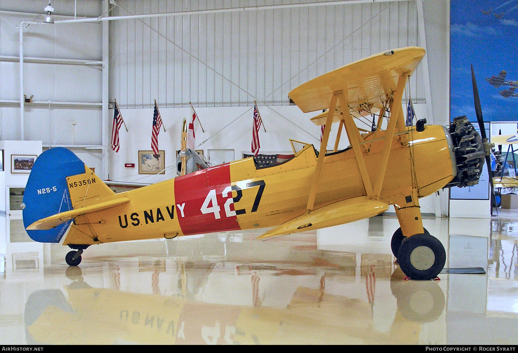 Aircraft Photo of N5359N | Boeing PT-13D Kaydet (E75) | USA - Navy | AirHistory.net #807741