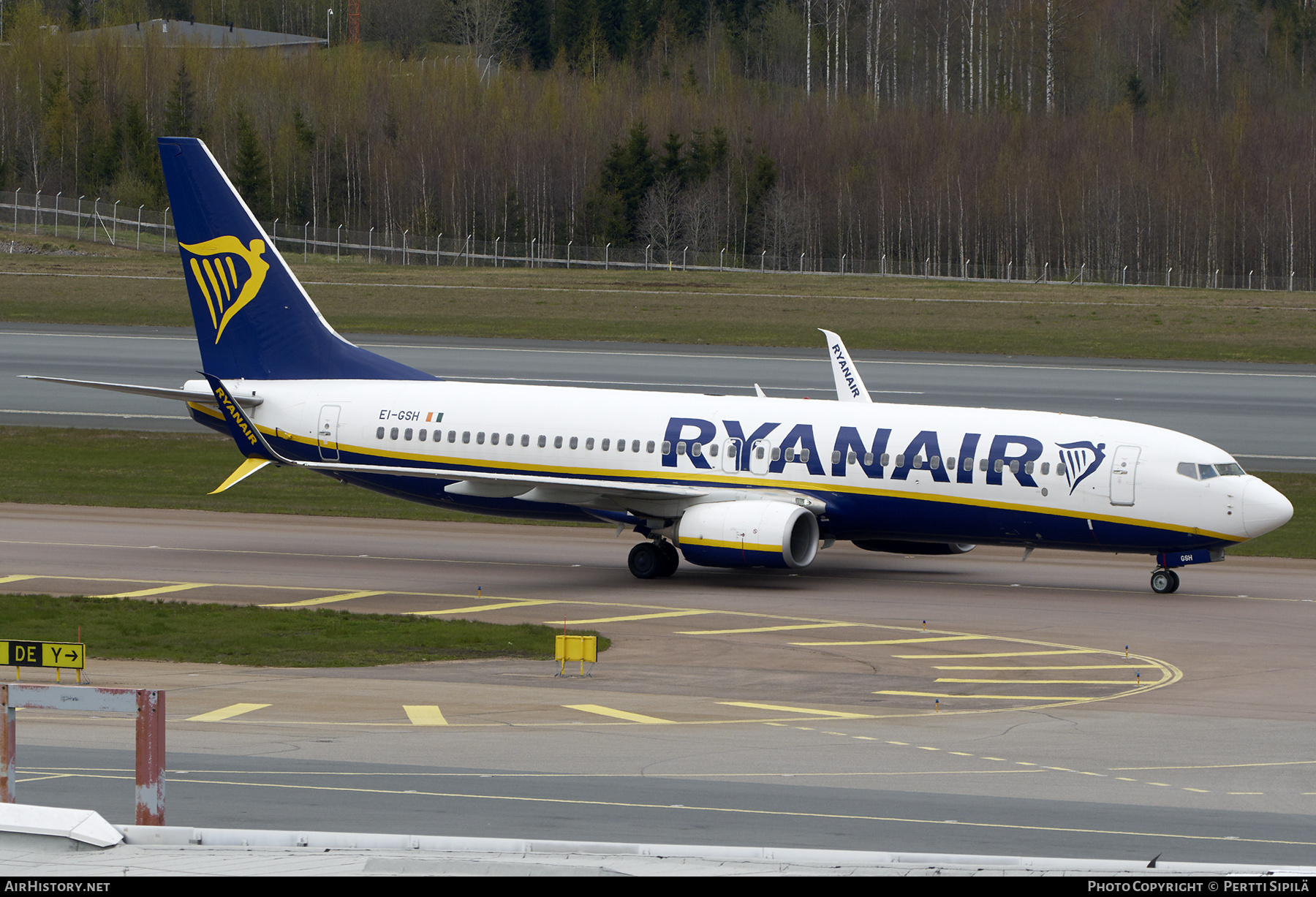 Aircraft Photo of EI-GSH | Boeing 737-8AS | Ryanair | AirHistory.net #807757