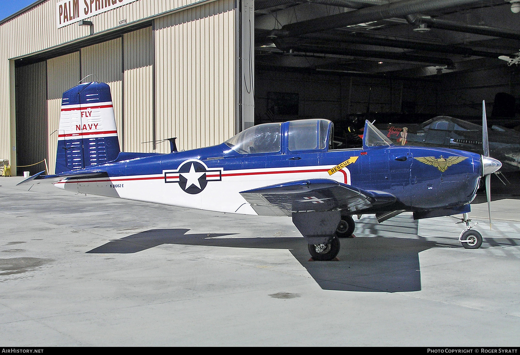 Aircraft Photo of N8662E | Beech T-34B Mentor | USA - Navy | AirHistory.net #807768