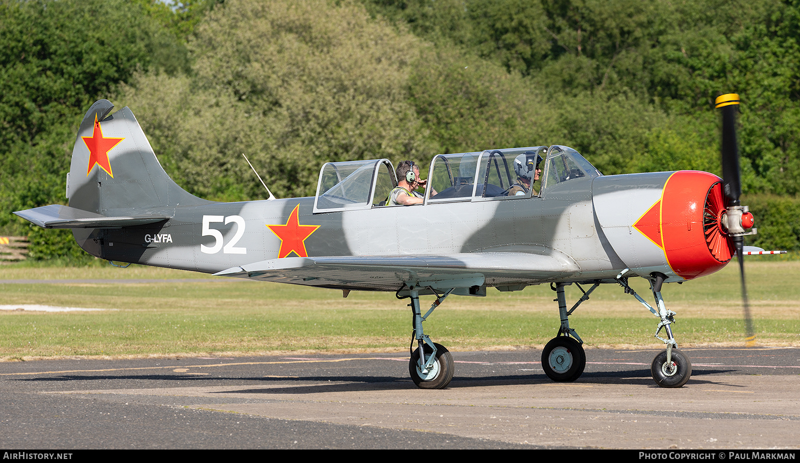 Aircraft Photo of G-LYFA | Yakovlev Yak-52 | Soviet Union - Air Force | AirHistory.net #807776