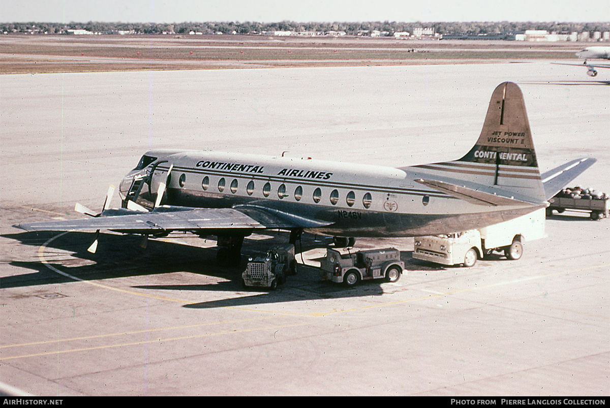 Aircraft Photo of N246V | Vickers 812 Viscount | Continental Airlines | AirHistory.net #807819