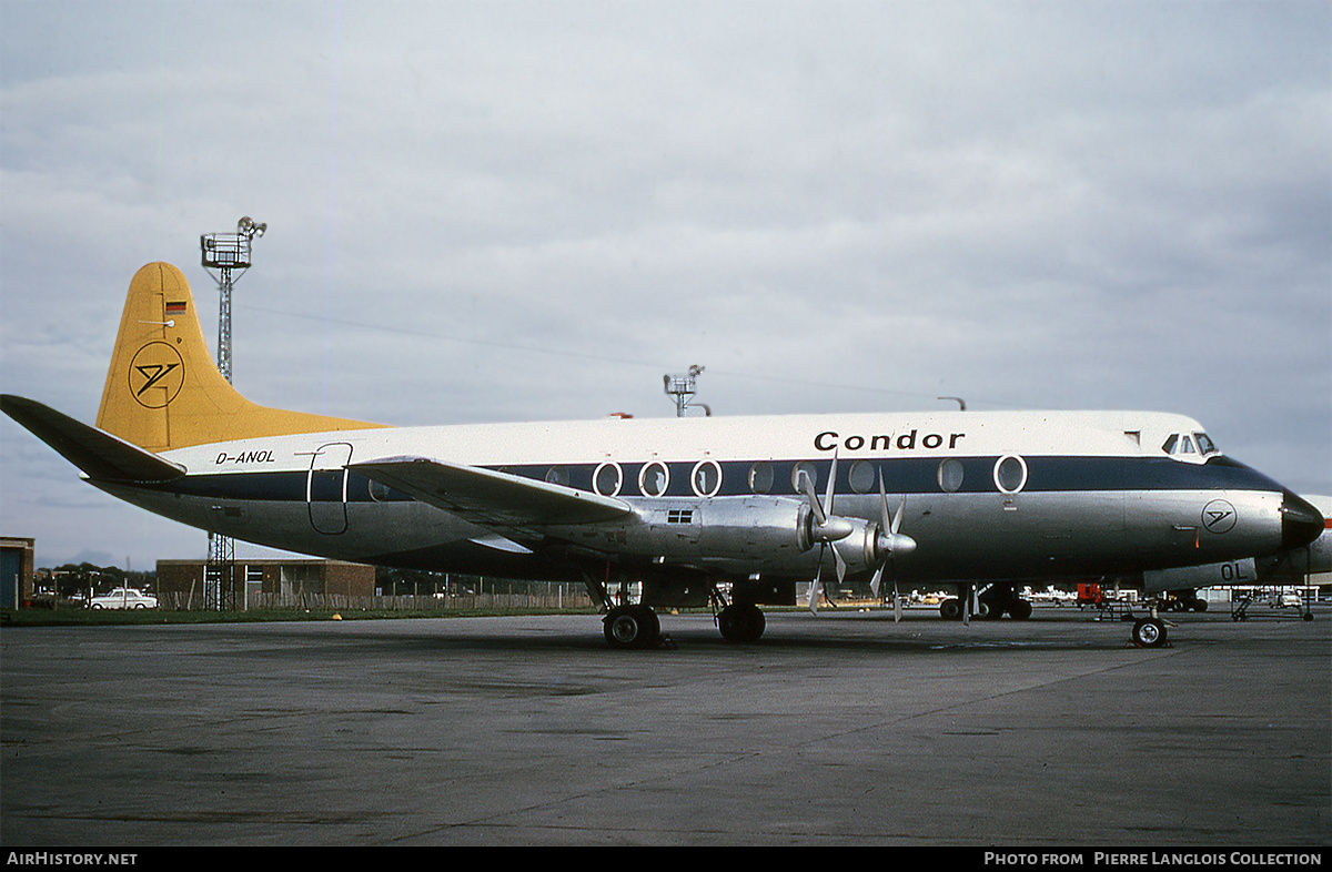 Aircraft Photo of D-ANOL | Vickers 814 Viscount | Condor Flugdienst | AirHistory.net #807821