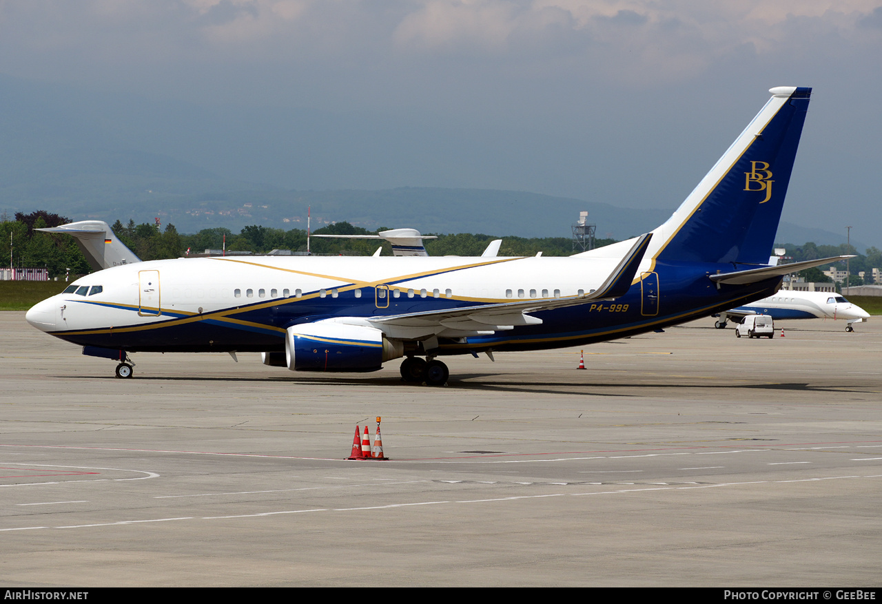 Aircraft Photo of P4-999 | Boeing 737-7BC BBJ | AirHistory.net #807843