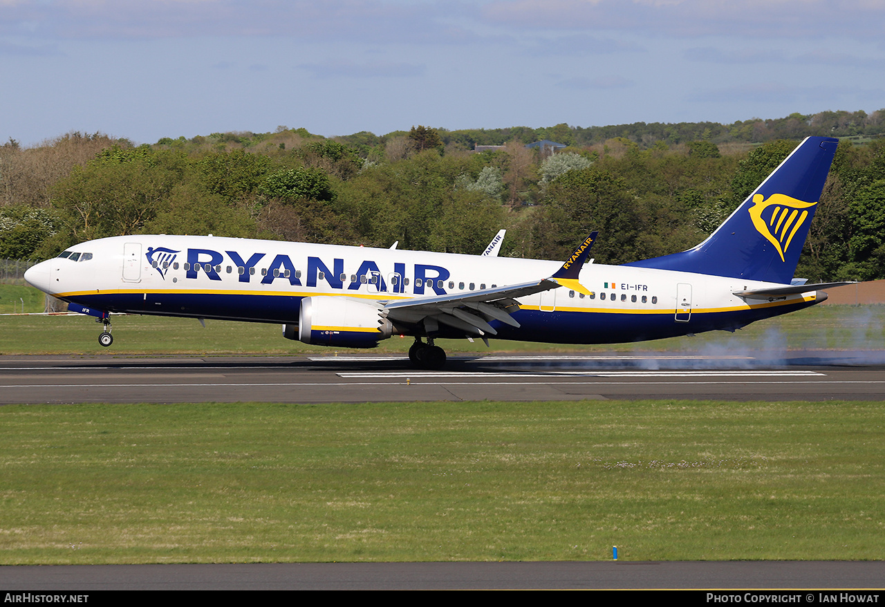 Aircraft Photo of EI-IFR | Boeing 737-8200 Max 200 | Ryanair | AirHistory.net #807858