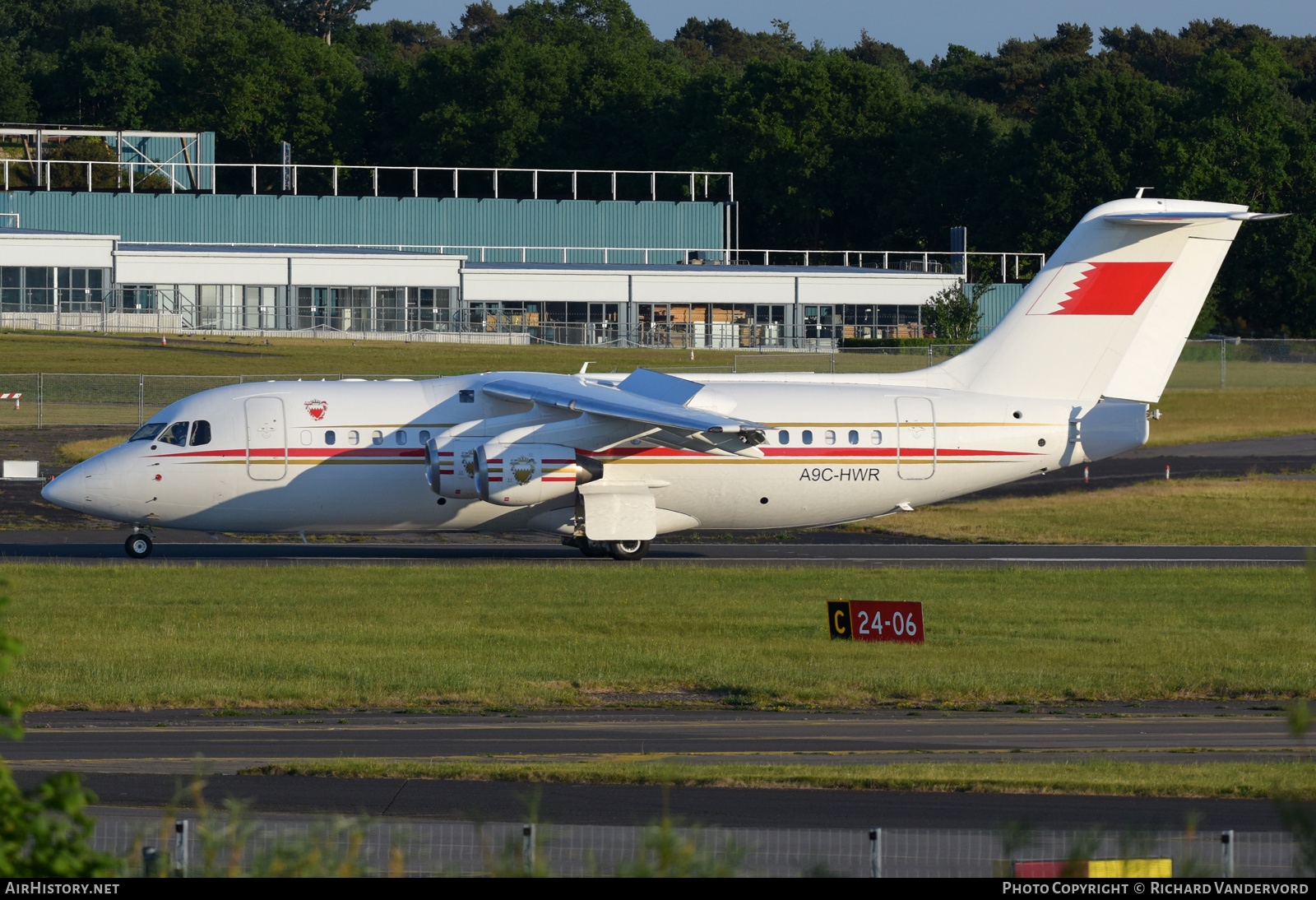 Aircraft Photo of A9C-HWR | British Aerospace Avro 146-RJ85 | Bahrain Royal Flight | AirHistory.net #807938