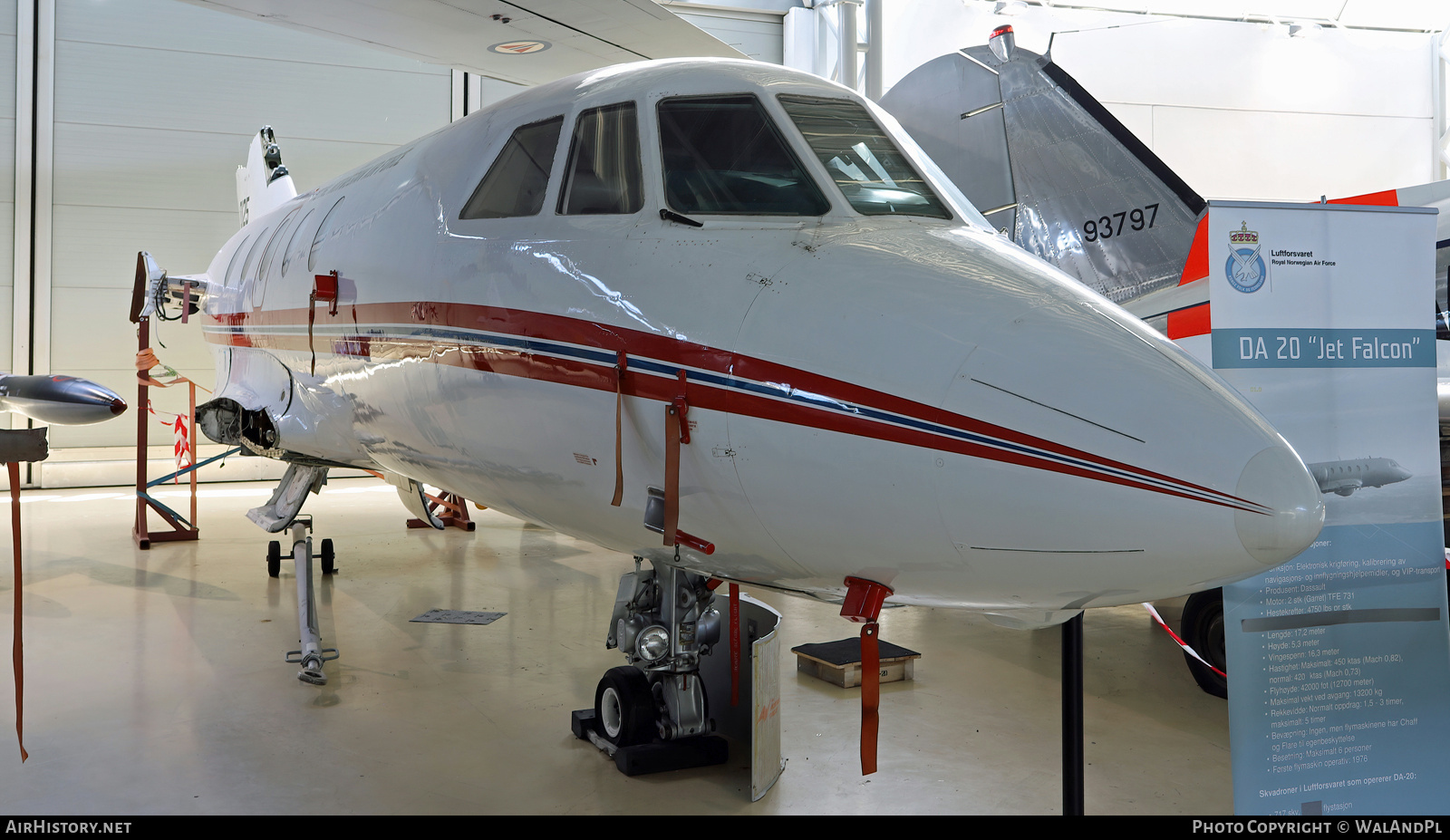 Aircraft Photo of 0125 | Dassault Falcon 20 | Norway - Air Force | AirHistory.net #807956