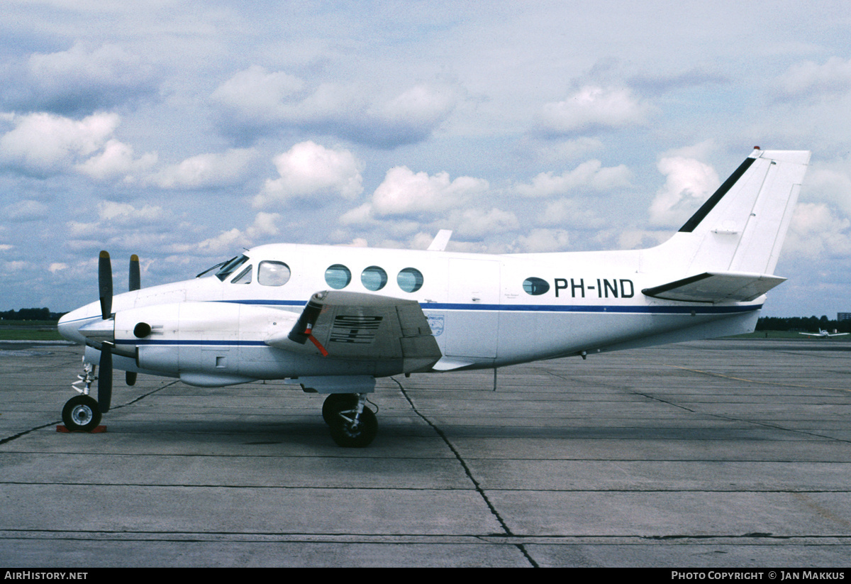 Aircraft Photo of PH-IND | Beech 65-A90 King Air | Philips | AirHistory.net #807959