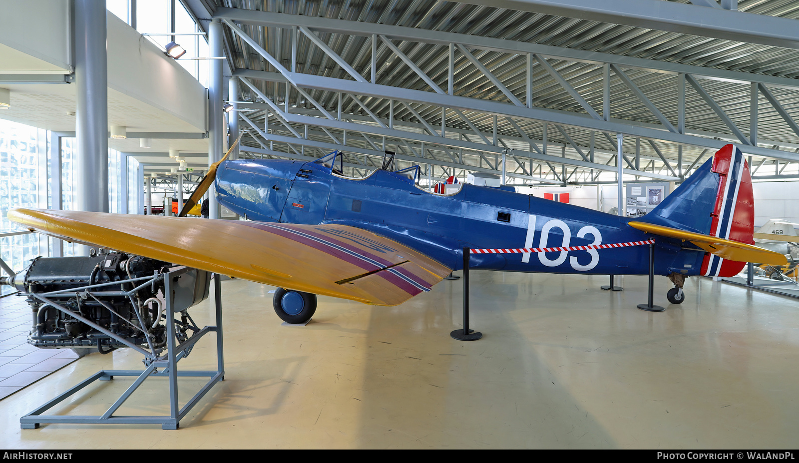 Aircraft Photo of 103 | Fairchild PT-19 Cornell (M-62A) | Norway - Air Force | AirHistory.net #807962