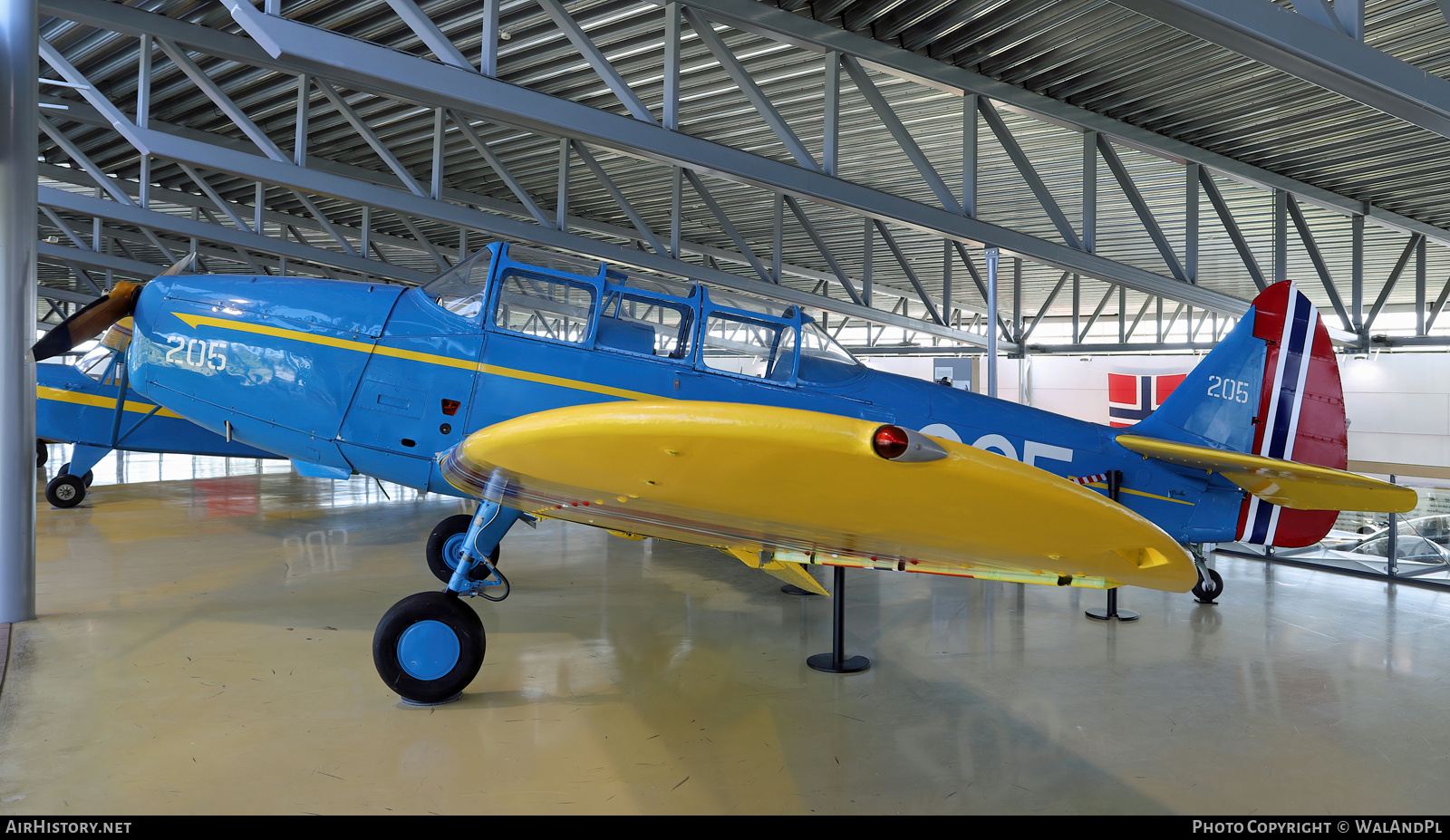 Aircraft Photo of 205 | Fairchild PT-26B Cornell (M-62A-4) | Norway - Air Force | AirHistory.net #807971