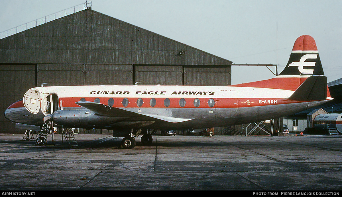 Aircraft Photo of G-ARKH | Vickers 707 Viscount | Cunard Eagle Airways | AirHistory.net #807991