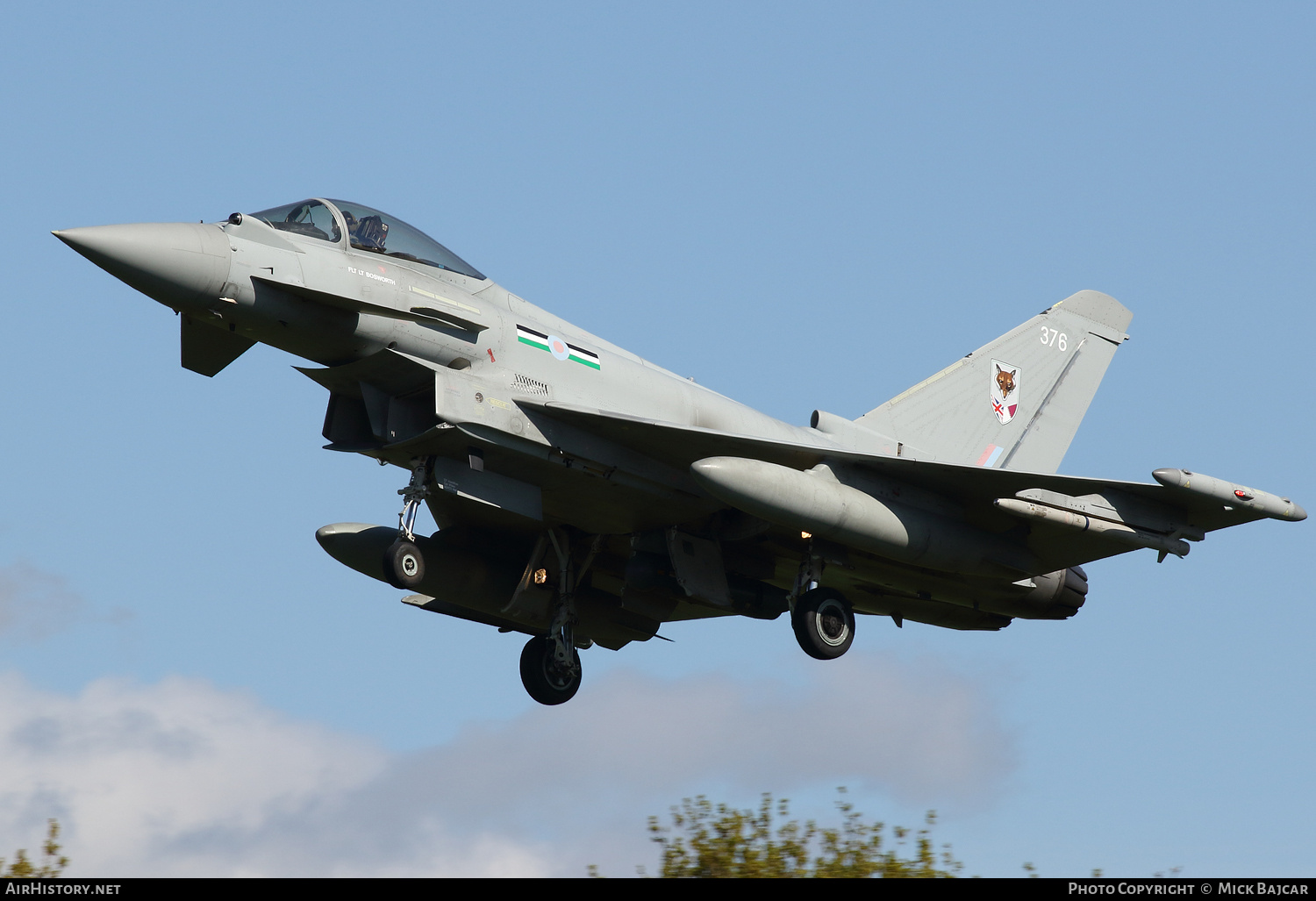 Aircraft Photo of ZK376 | Eurofighter EF-2000 Typhoon FGR4 | UK - Air Force | AirHistory.net #808003