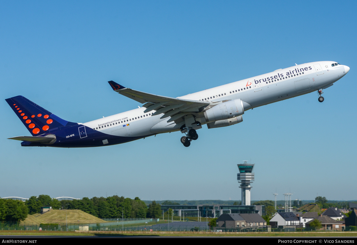 Aircraft Photo of OO-SFE | Airbus A330-343E | Brussels Airlines | AirHistory.net #808033