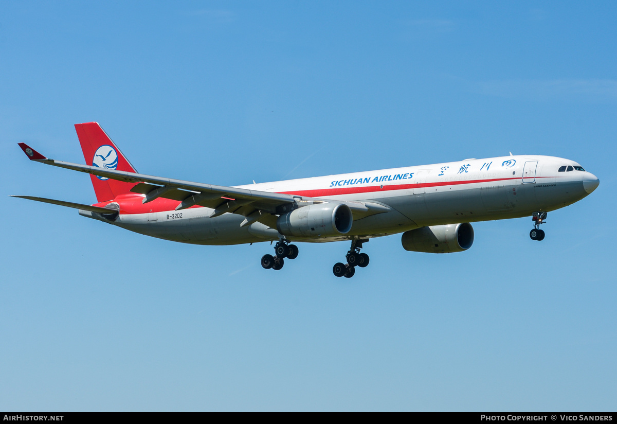 Aircraft Photo of B-32D2 | Airbus A330-343/P2F | Sichuan Airlines | AirHistory.net #808035