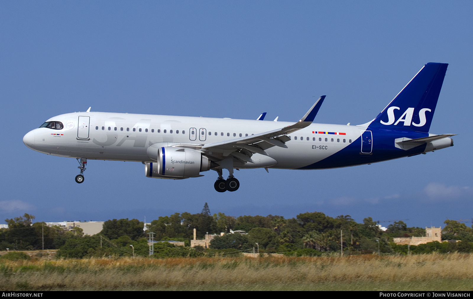 Aircraft Photo of EI-SCC | Airbus A320-251N | Scandinavian Airlines - SAS | AirHistory.net #808036