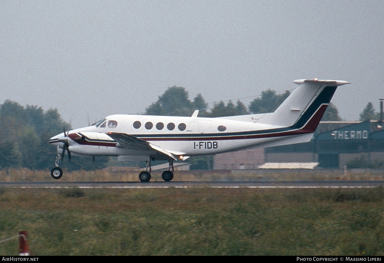 Aircraft Photo of I-FIDB | Beechcraft 350i King Air (B300) | AirHistory.net #808042