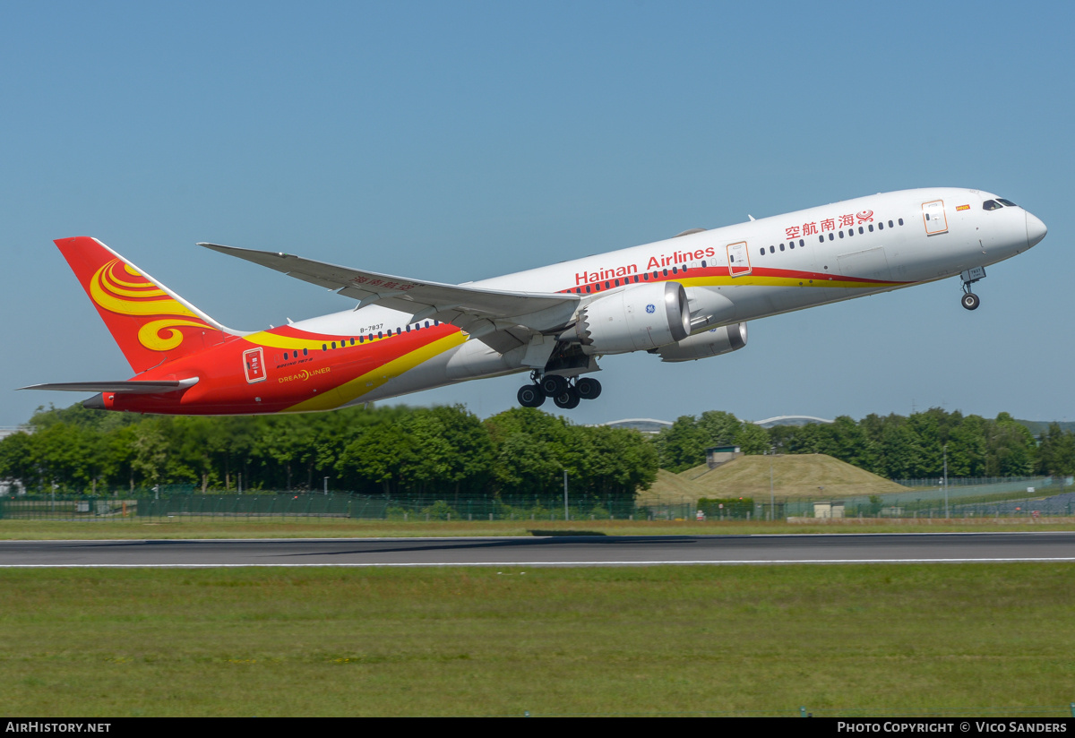 Aircraft Photo of B-7837 | Boeing 787-9 Dreamliner | Hainan Airlines | AirHistory.net #808046