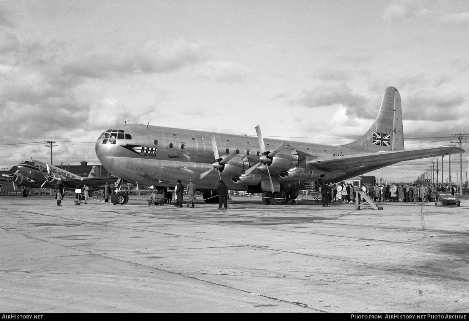 Aircraft Photo of G-AKGH | Boeing 377-10-32 Stratocruiser | BOAC - British Overseas Airways Corporation | AirHistory.net #808061