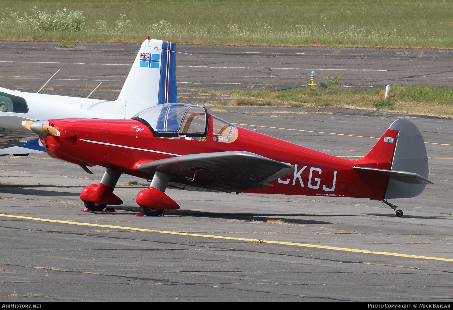 Aircraft Photo of G-CKGJ | Nicollier HN-700 Menestrel II | AirHistory.net #808076