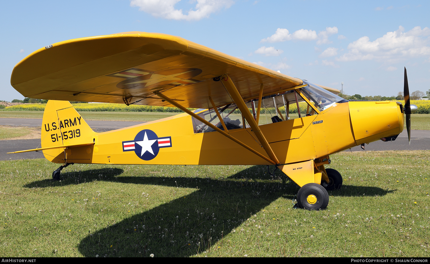 Aircraft Photo of G-FUZZ / 51-15319 | Piper L-18C Super Cub | USA - Army | AirHistory.net #808103