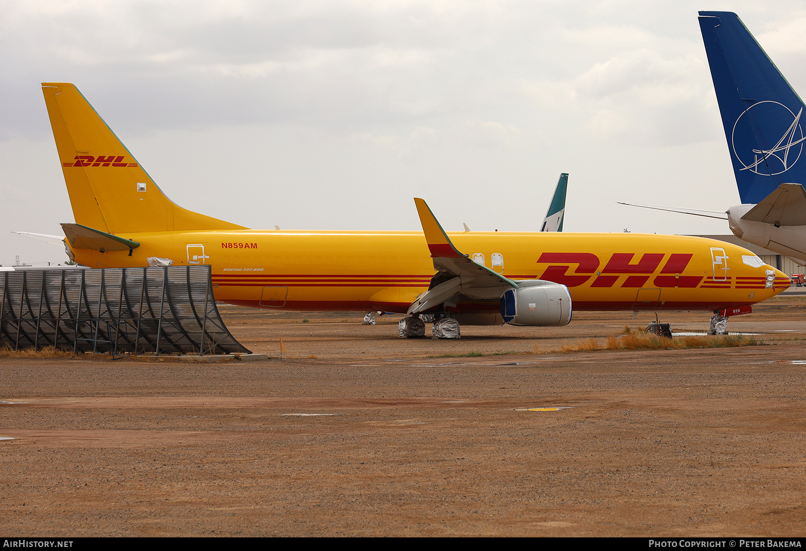 Aircraft Photo of N859AM | Boeing 737-8Q8(SF) | DHL International | AirHistory.net #808144