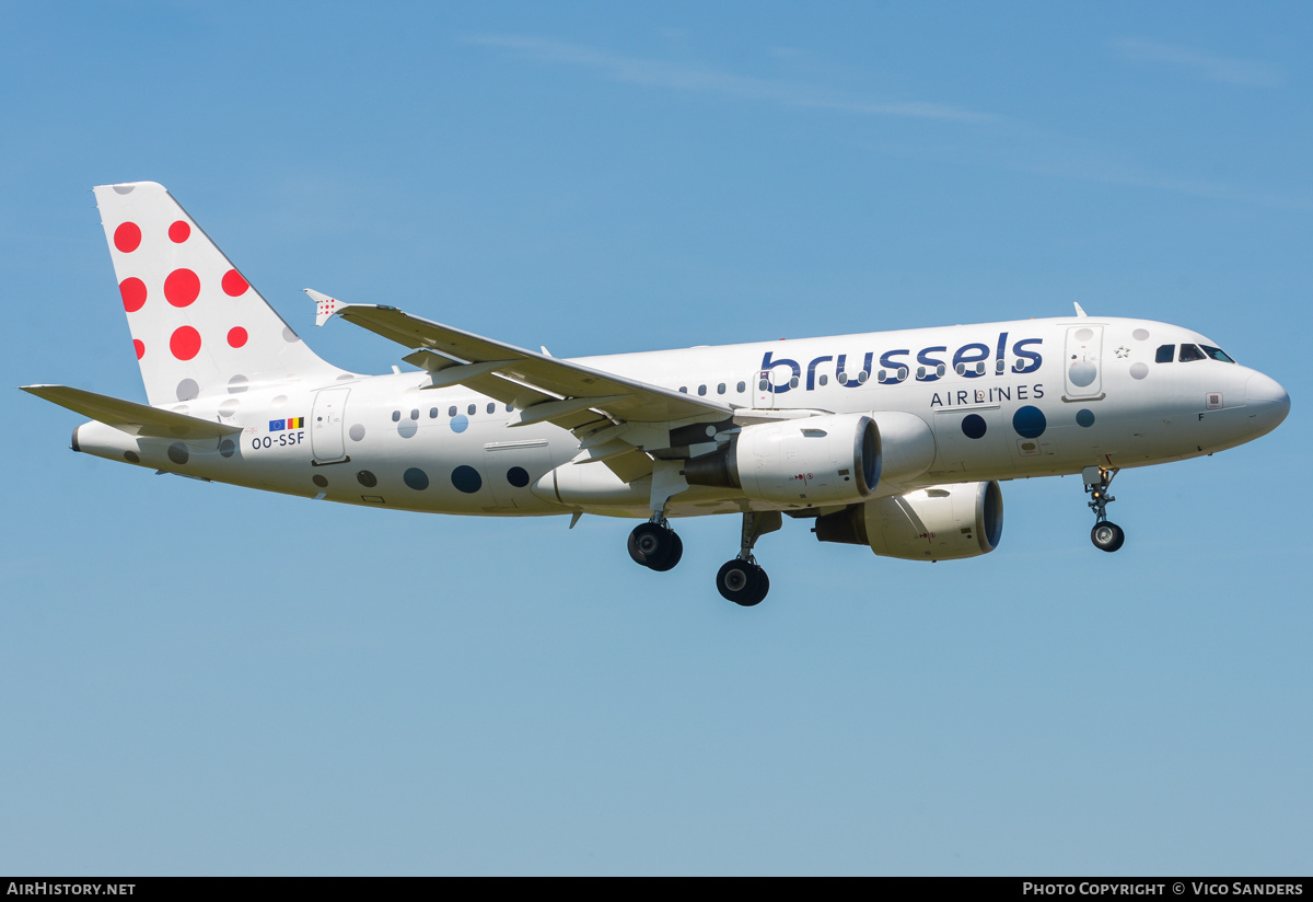Aircraft Photo of OO-SSF | Airbus A319-111 | Brussels Airlines | AirHistory.net #808160