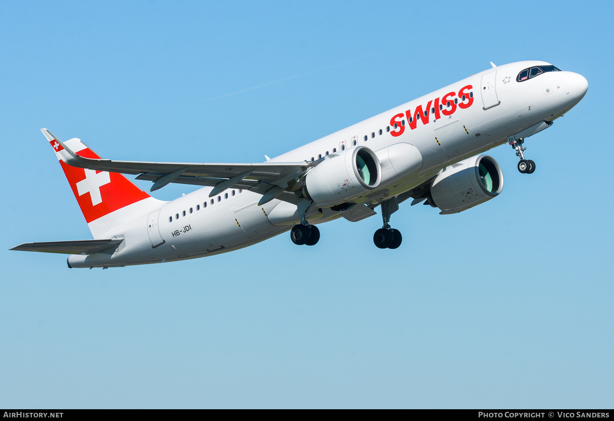 Aircraft Photo of HB-JDI | Airbus A320-271N | Swiss International Air Lines | AirHistory.net #808166
