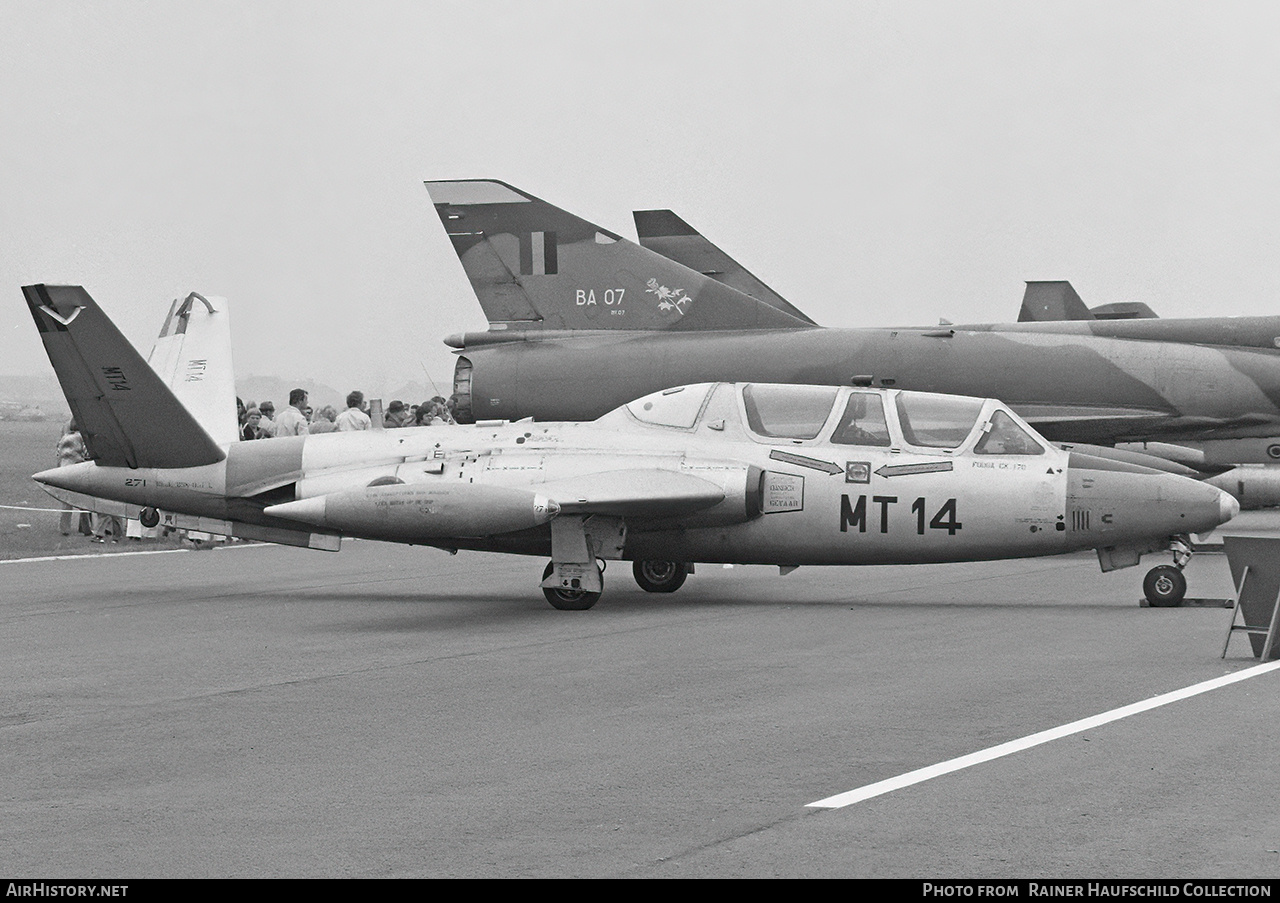 Aircraft Photo of MT14 | Fouga CM-170R Magister | Belgium - Air Force | AirHistory.net #808187