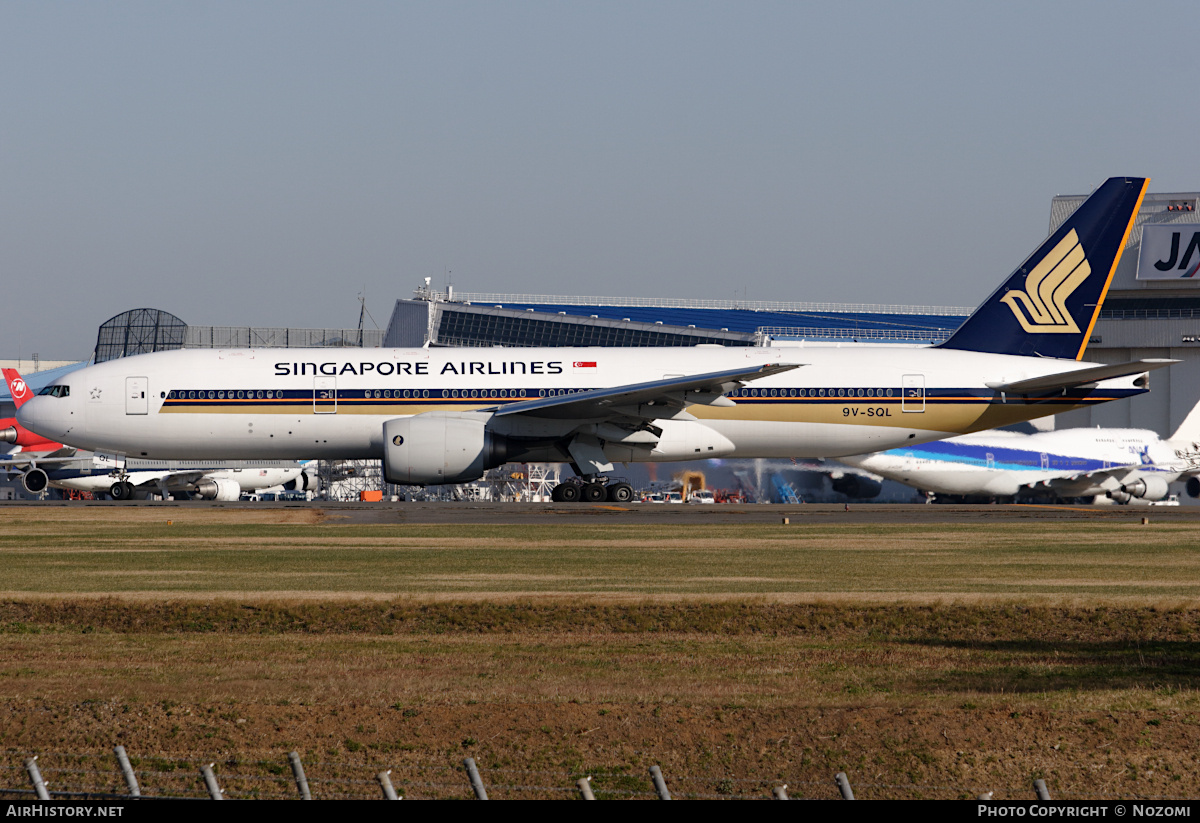 Aircraft Photo of 9V-SQL | Boeing 777-212/ER | Singapore Airlines | AirHistory.net #808219