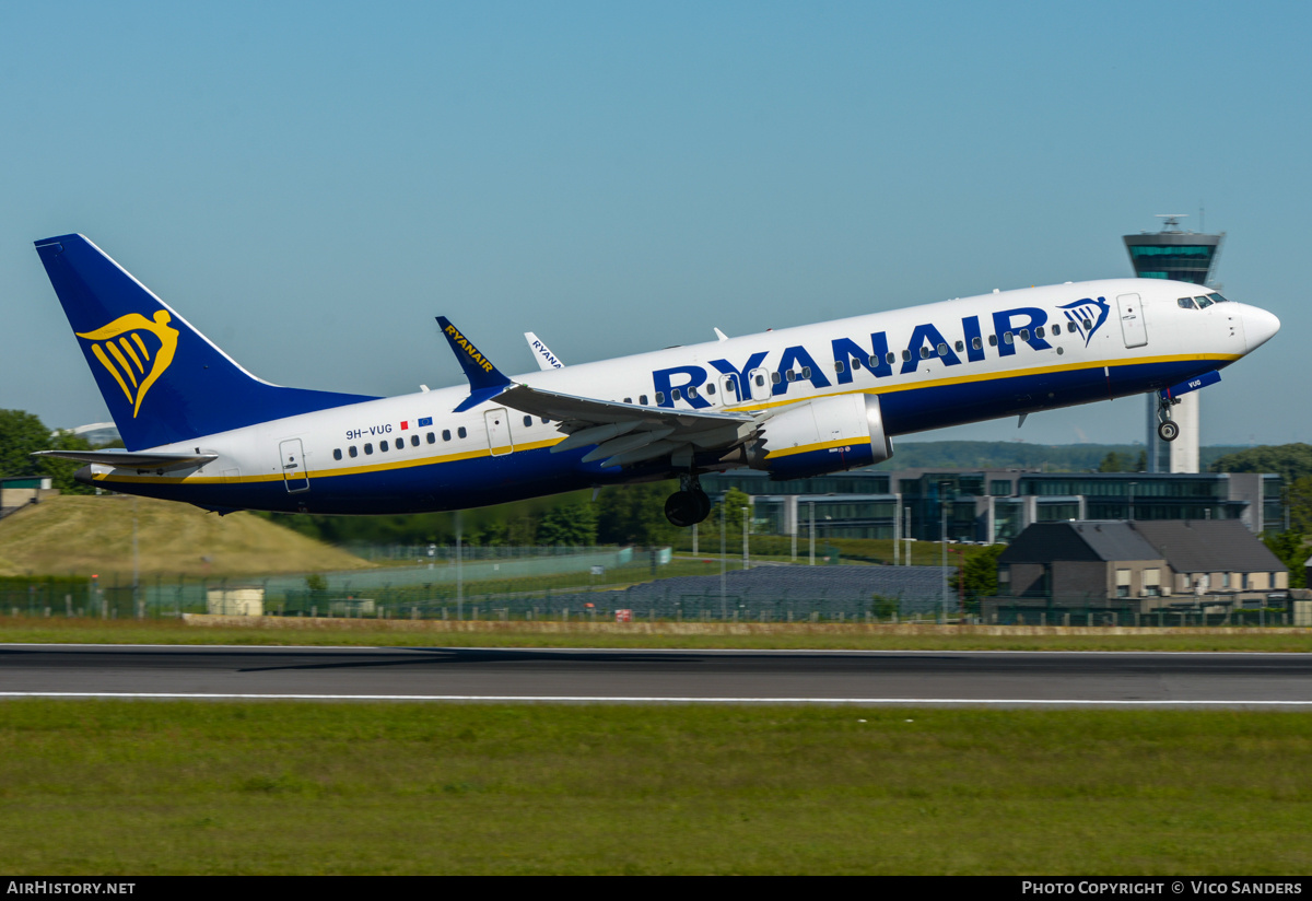 Aircraft Photo of 9H-VUG | Boeing 737-8200 Max 200 | Ryanair | AirHistory.net #808244