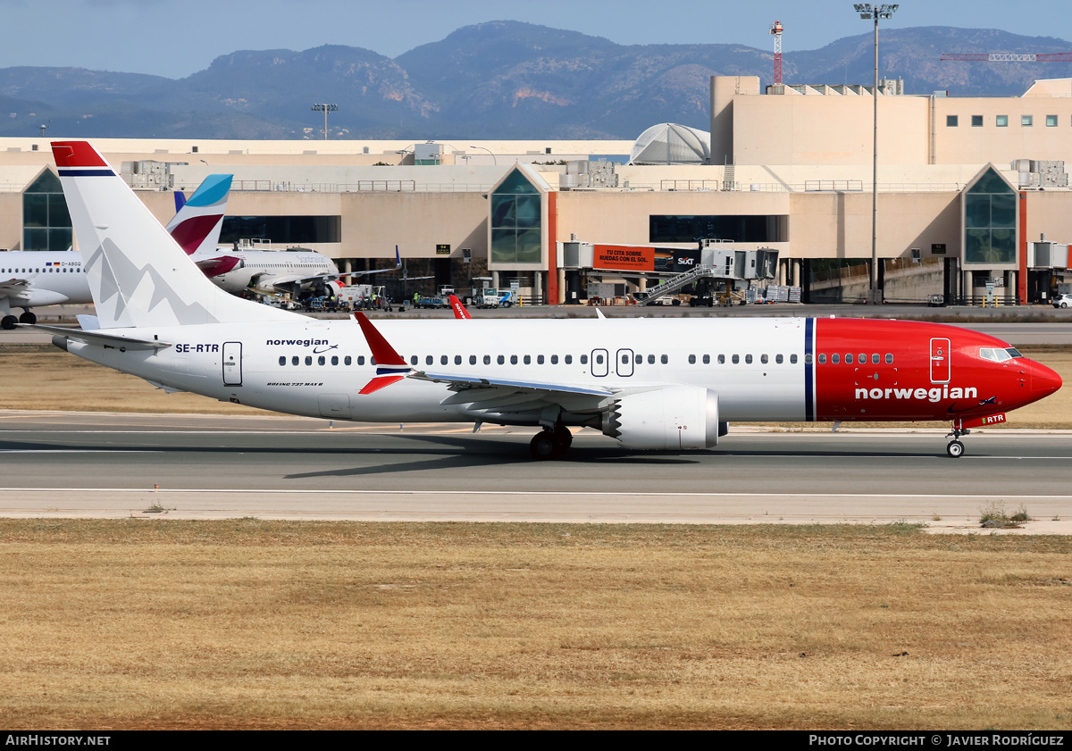 Aircraft Photo of SE-RTR | Boeing 737-8 Max 8 | Norwegian | AirHistory.net #808245