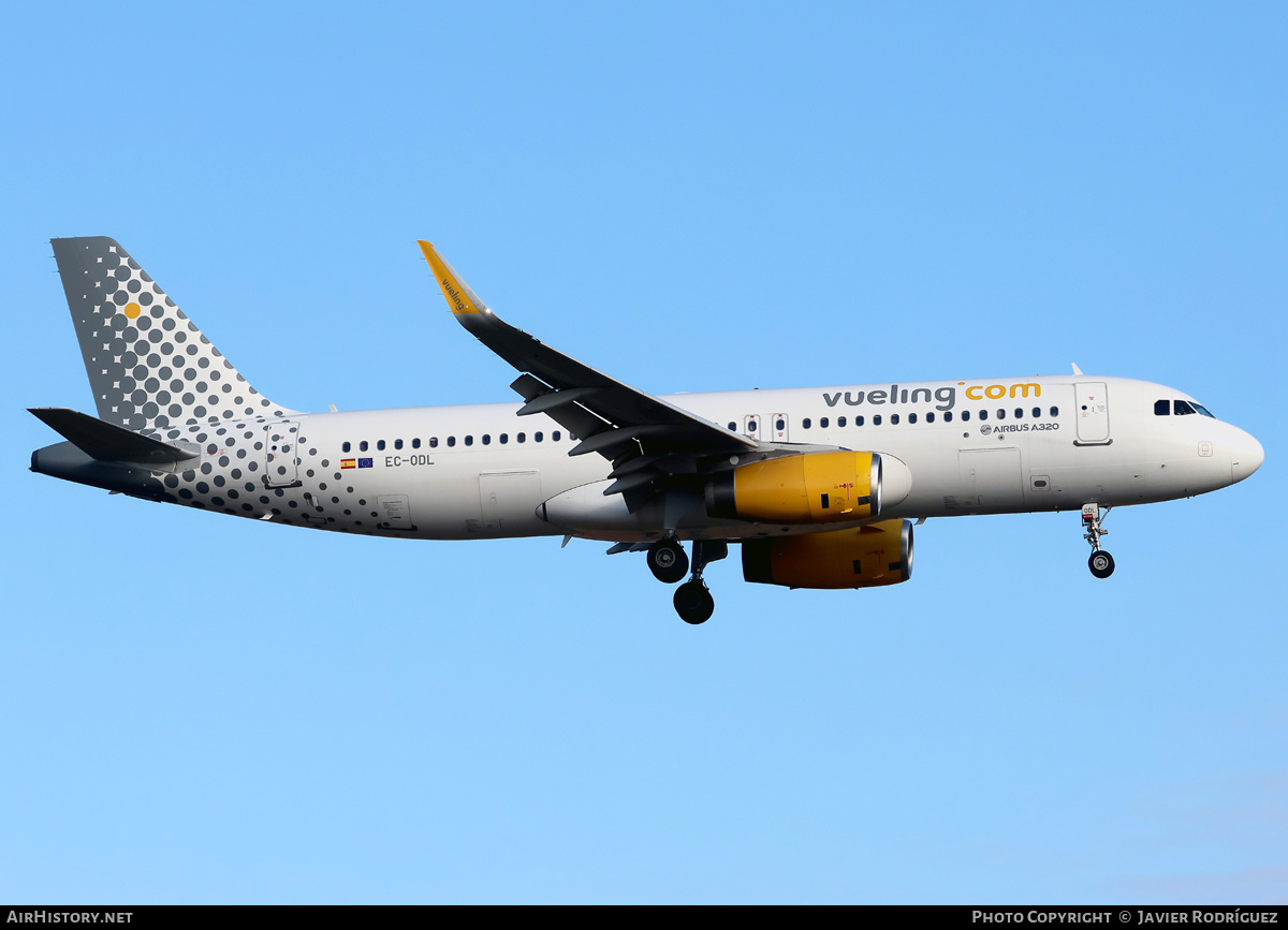 Aircraft Photo of EC-ODL | Airbus A320-232 | Vueling Airlines | AirHistory.net #808246
