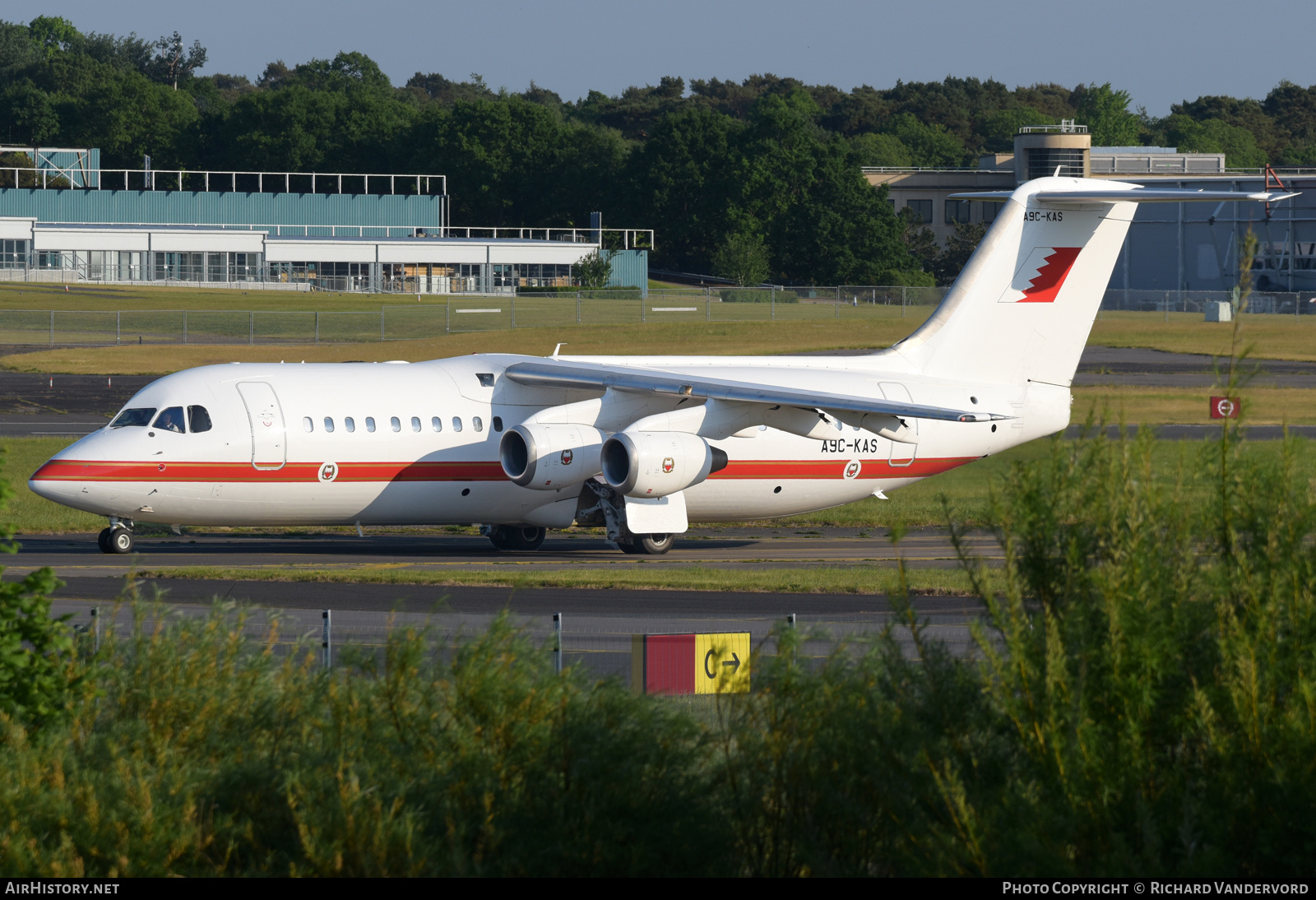 Aircraft Photo of A9C-KAS | British Aerospace Avro 146-RJ100 | Bahrain Amiri Flight | AirHistory.net #808269