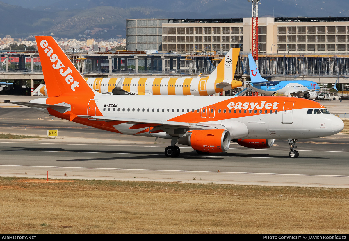 Aircraft Photo of G-EZGK | Airbus A319-111 | EasyJet | AirHistory.net #808288