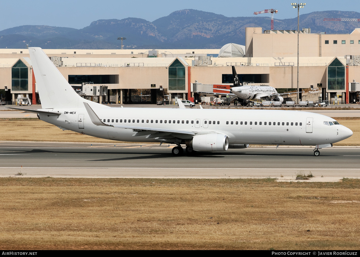 Aircraft Photo of OM-MEX | Boeing 737-8GJ | AirHistory.net #808304