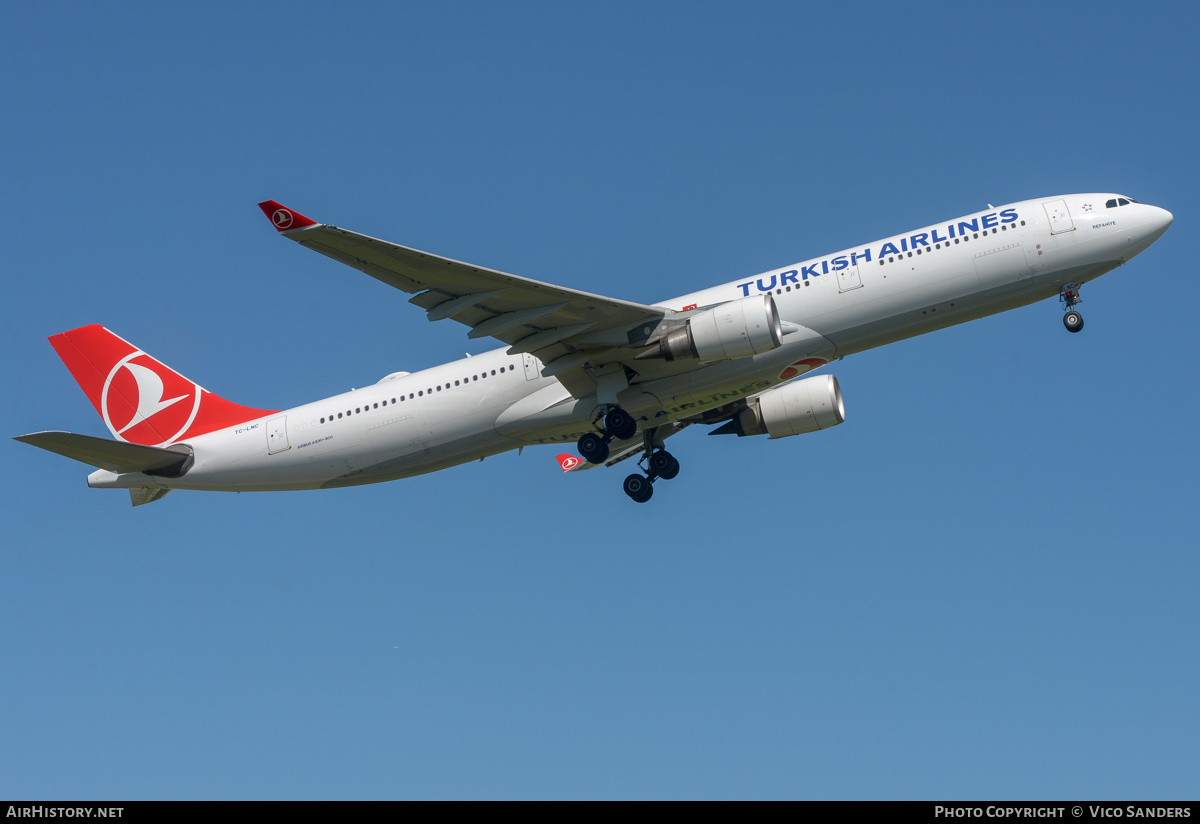Aircraft Photo of TC-LNC | Airbus A330-303 | Turkish Airlines | AirHistory.net #808344