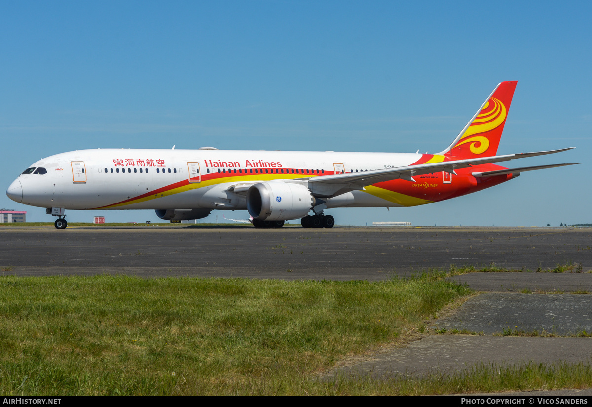Aircraft Photo of B-1341 | Boeing 787-9 Dreamliner | Hainan Airlines | AirHistory.net #808352