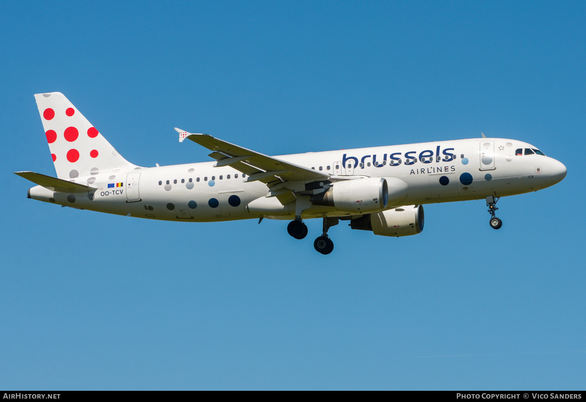 Aircraft Photo of OO-TCV | Airbus A320-231 | Brussels Airlines | AirHistory.net #808356