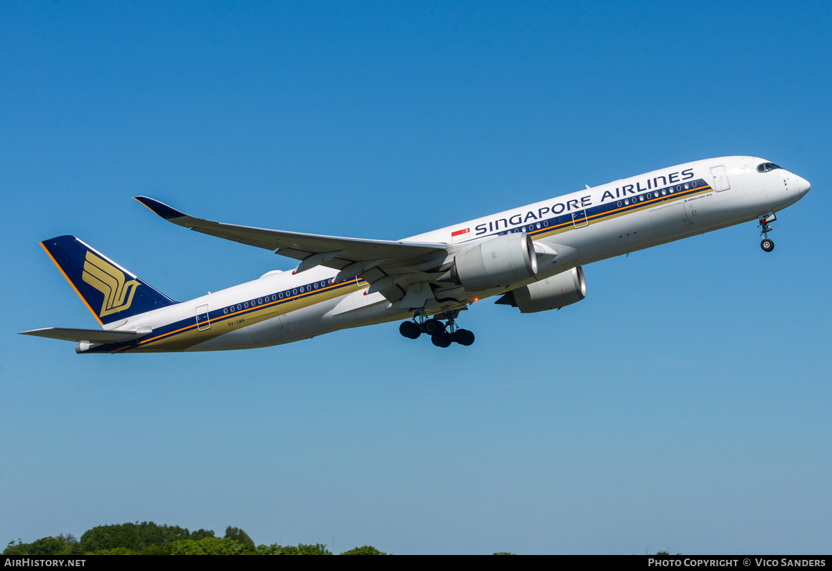 Aircraft Photo of 9V-SMN | Airbus A350-941 | Singapore Airlines | AirHistory.net #808368