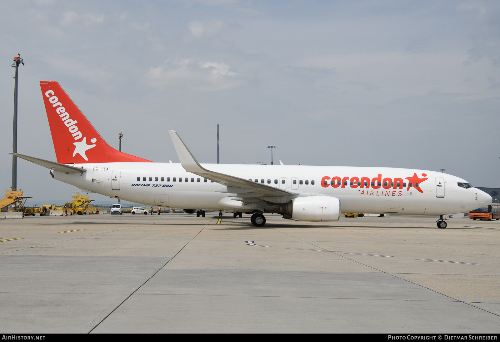 Aircraft Photo of OM-FEX | Boeing 737-8Q8 | Corendon Airlines | AirHistory.net #808369