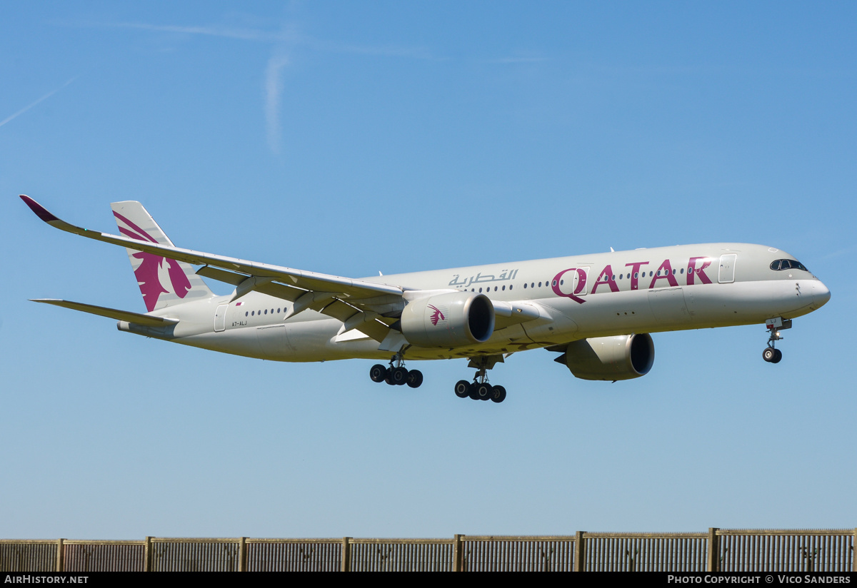 Aircraft Photo of A7-ALJ | Airbus A350-941 | Qatar Airways | AirHistory.net #808433