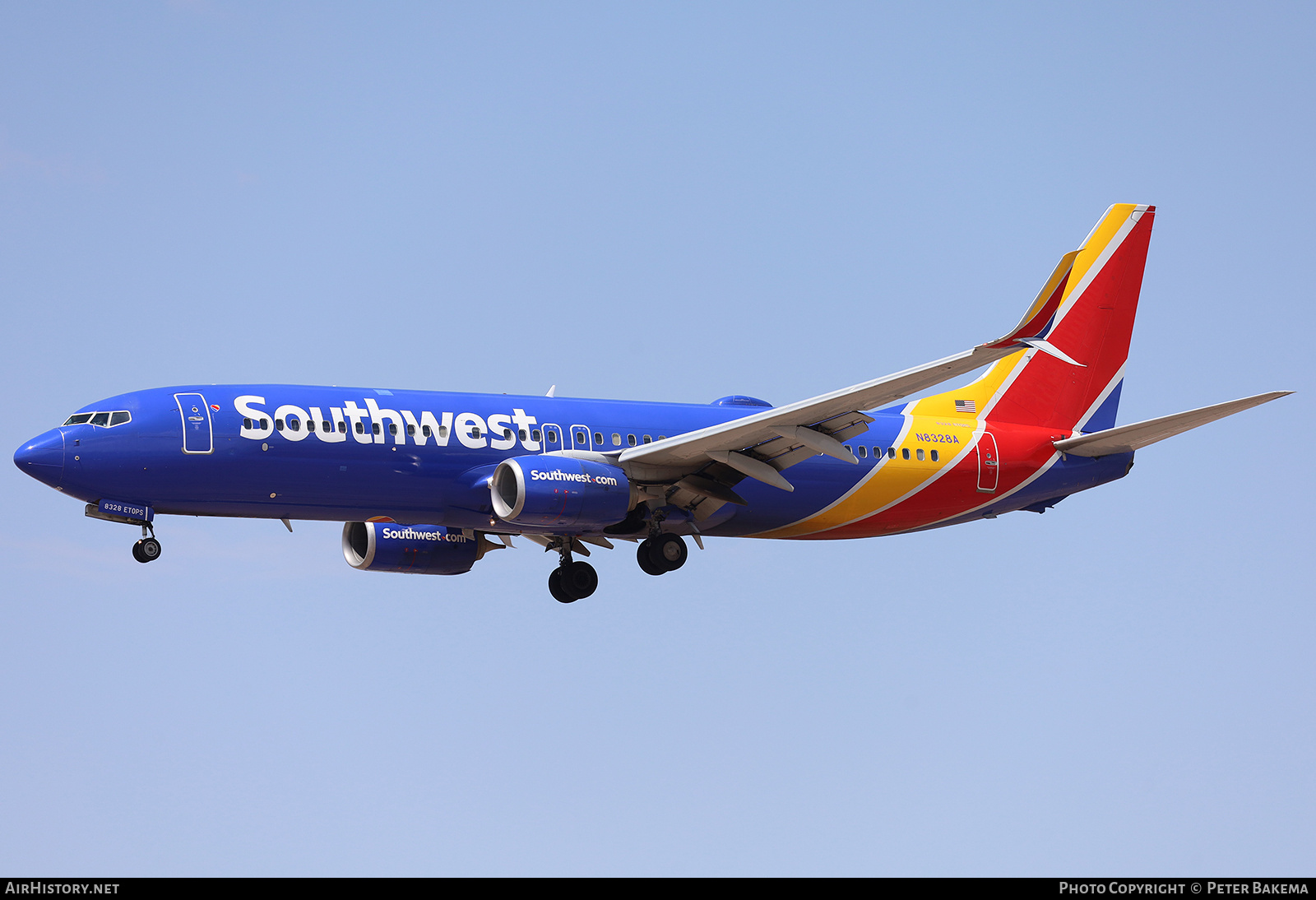 Aircraft Photo of N8328A | Boeing 737-8H4 | Southwest Airlines | AirHistory.net #808439