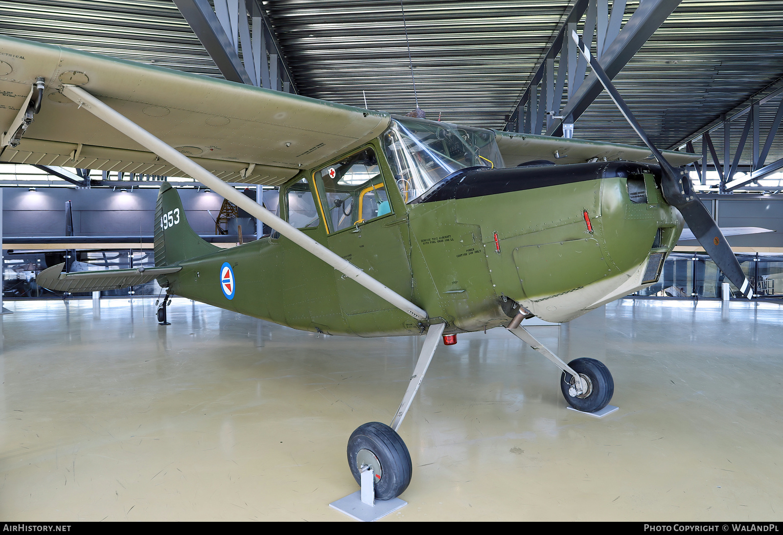 Aircraft Photo of 4953 | Cessna O-1E Bird Dog | Norway - Air Force | AirHistory.net #808467