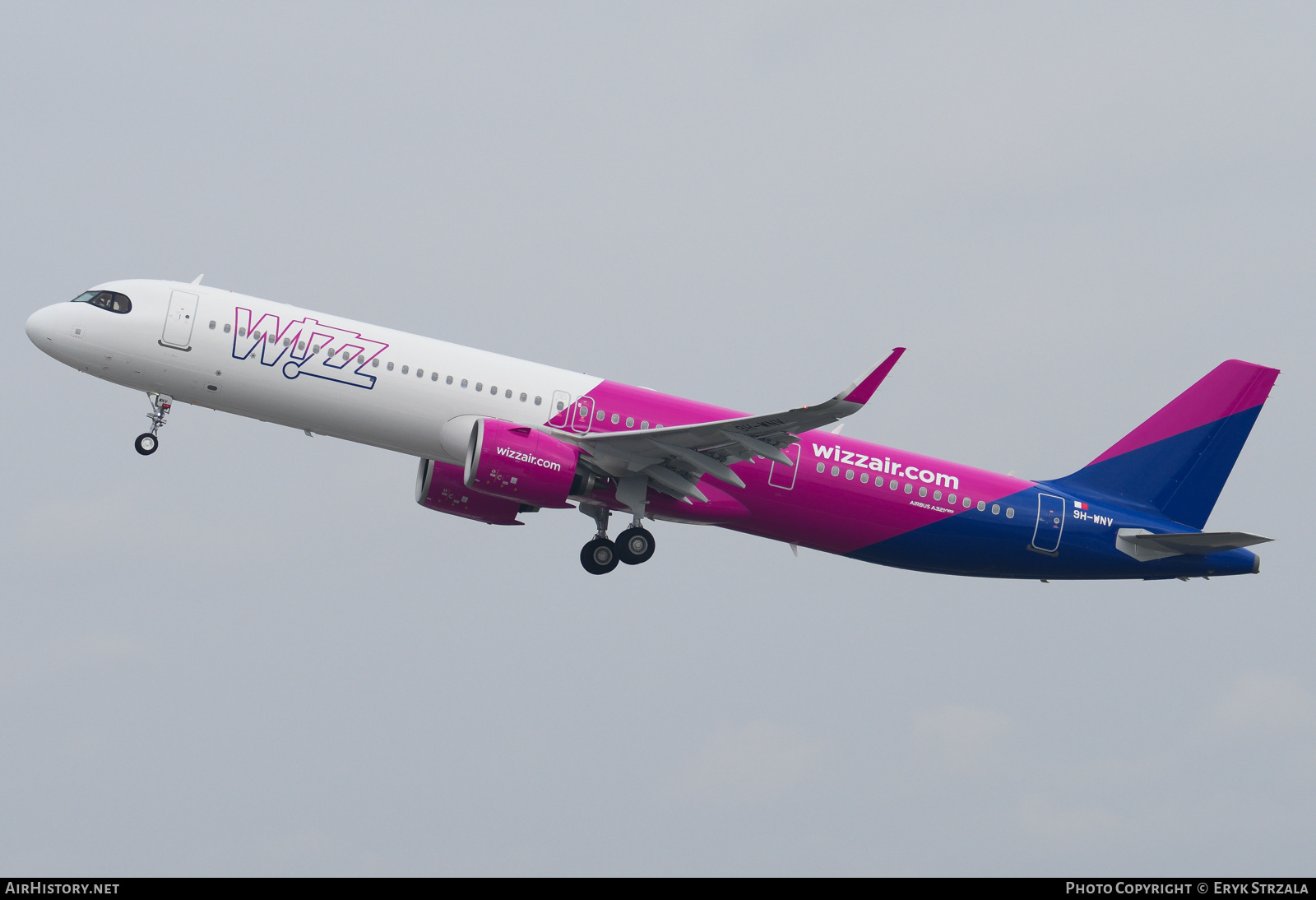 Aircraft Photo of 9H-WNV | Airbus A321-271NX | Wizz Air | AirHistory.net #808479