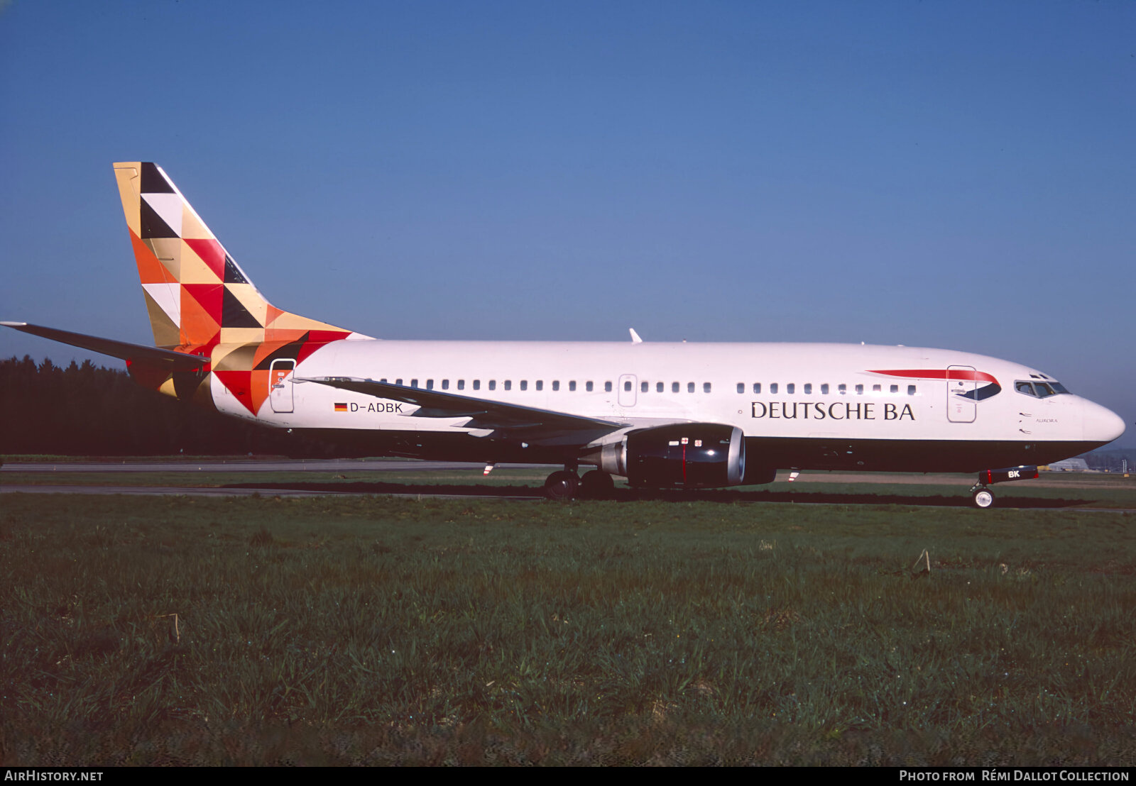Aircraft Photo of D-ADBK | Boeing 737-31S | Deutsche BA | AirHistory.net #808488